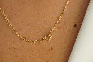 14k Cross Necklace and FREE Earring