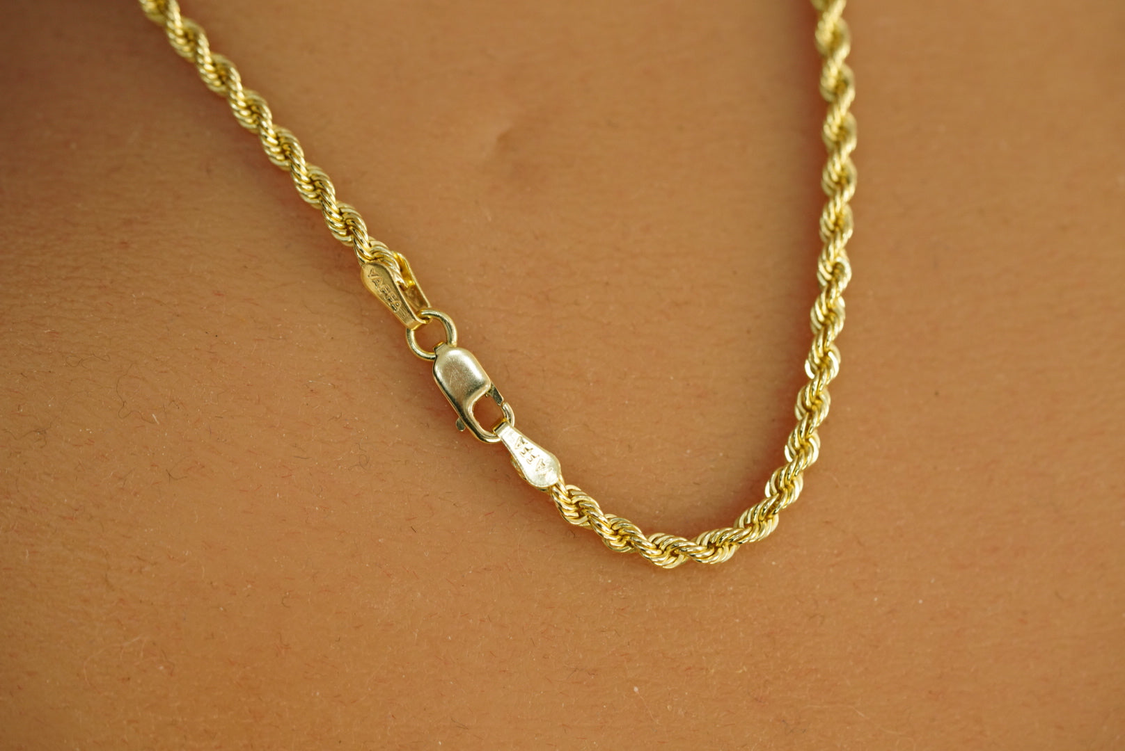 10k Infinity Ball Rope Chain Necklace