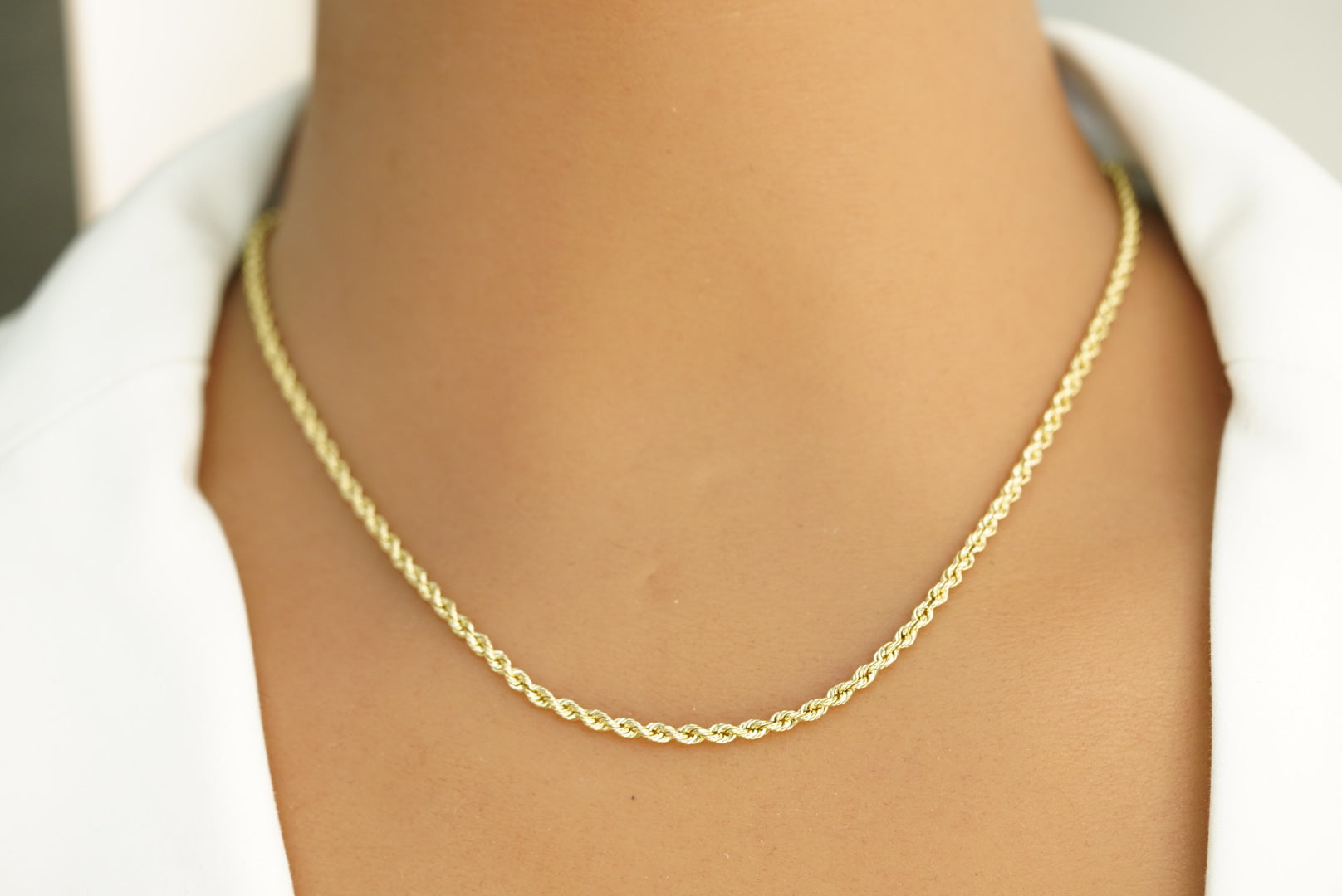 14k 2.8mm Rope Chain