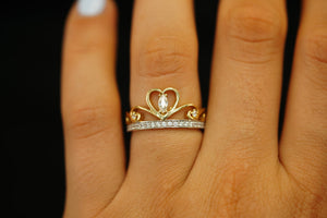 14k Crown Ring