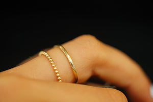 14k Two Bands Ring