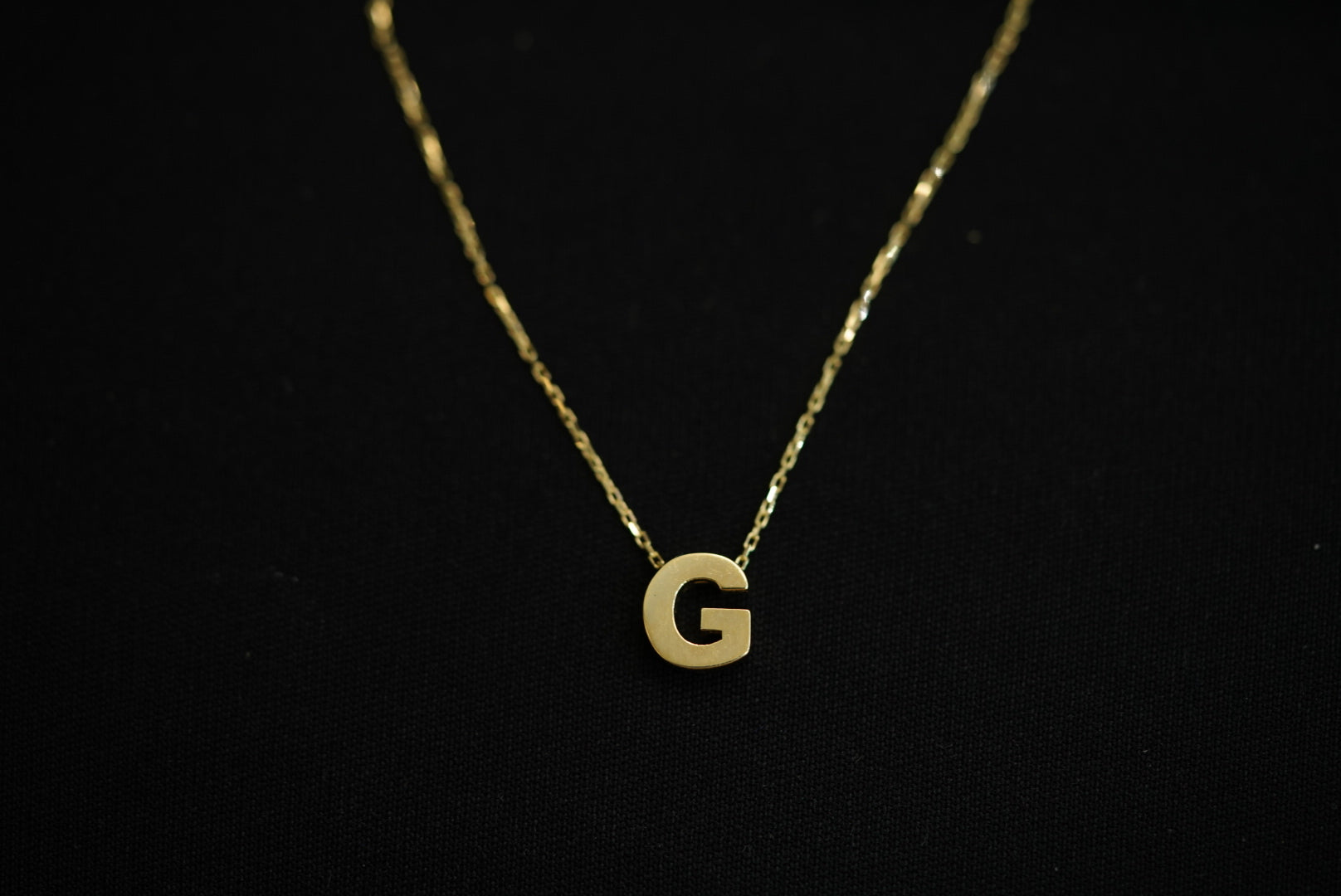 14k & 10k Initial Gold Necklace