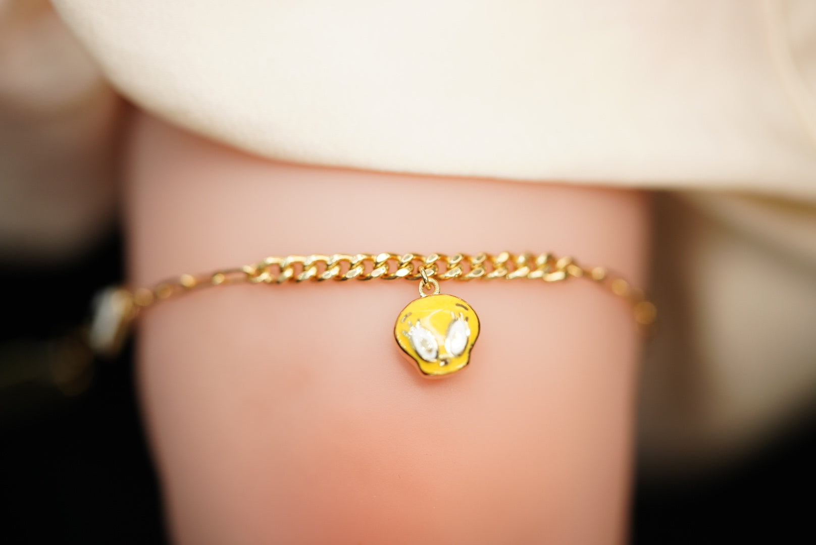 14k Special Chick with Heart Bracelet