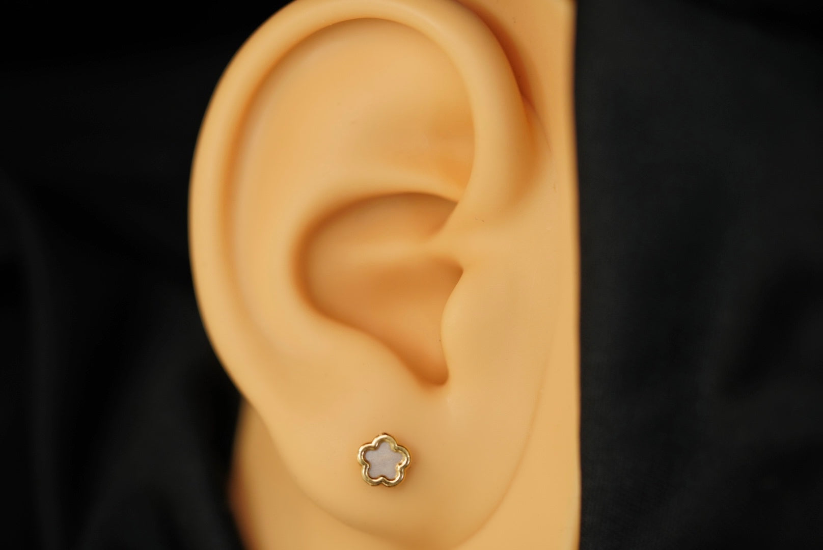 18k Flower Earring