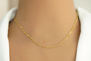 18k Clip Chain with Triple Pendant and Earrings Set