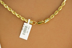 14k 4mm Rope Chain