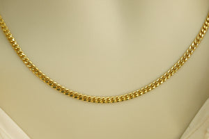 10k Cuban Link Chain with Dog Pendant