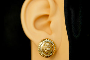 10k Lion Link Earring