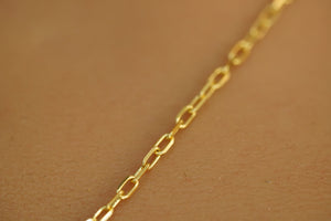 18k Clip Chain with Triple Pendant and Earrings Set