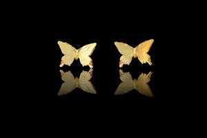 14k Butterfly Earring