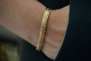 10k Braided Bracelet