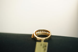 14k Gold Clasp Ring