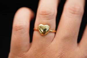 14k Heart Ring