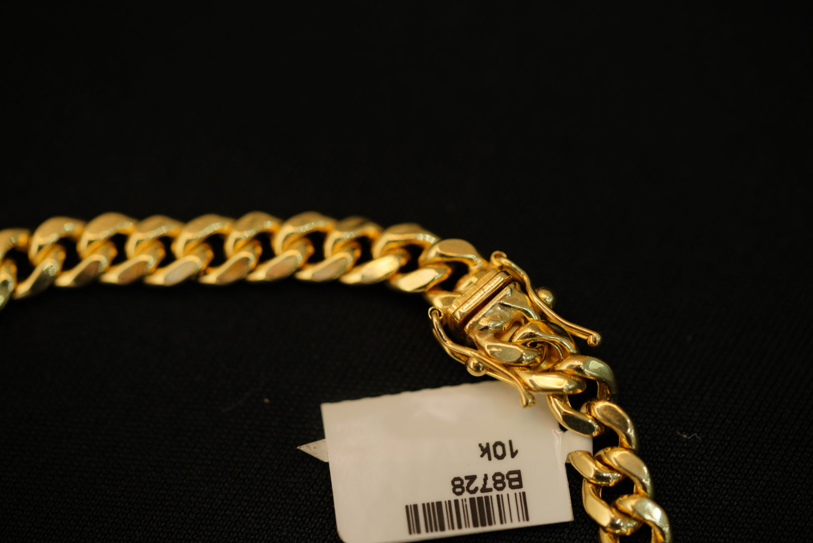 14k/10k Cuban Link Semi-Solid Bracelet