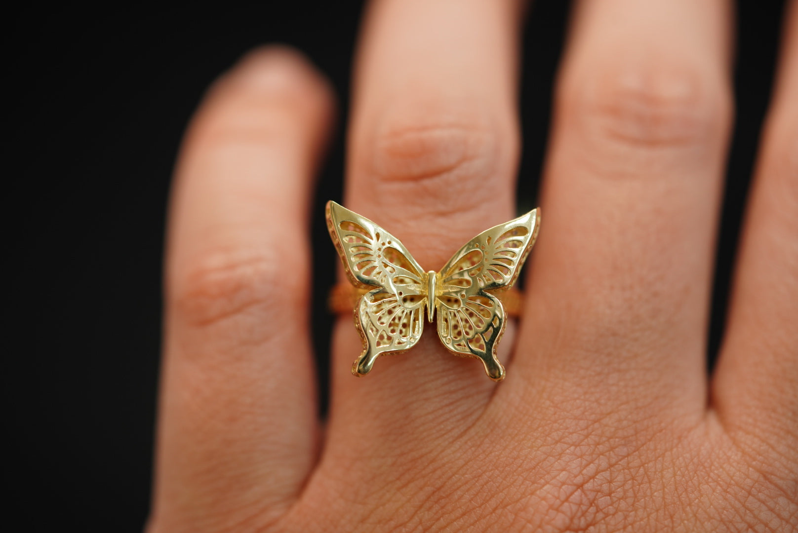 14k Butterfly Gold