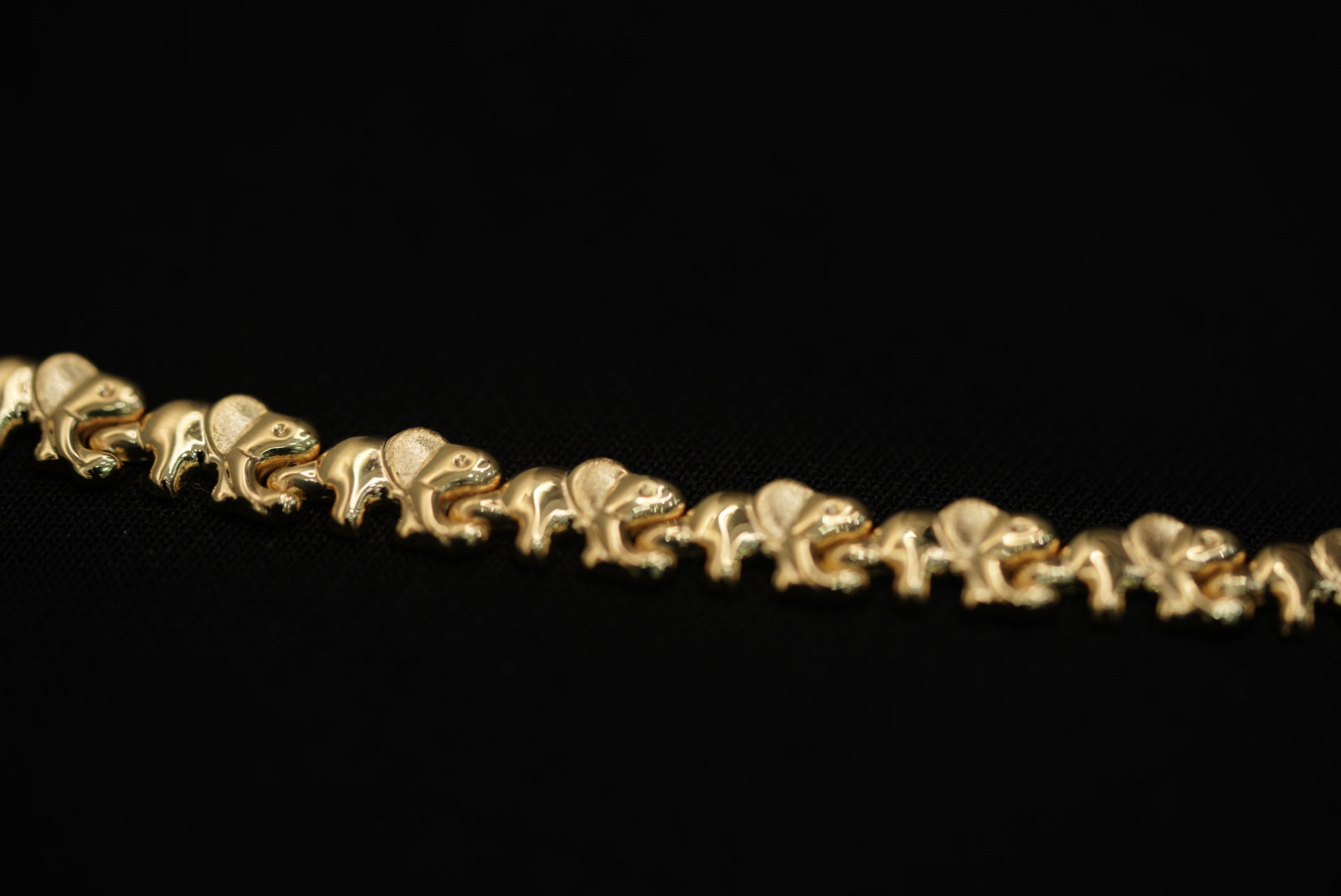 14k Elephant Bracelet