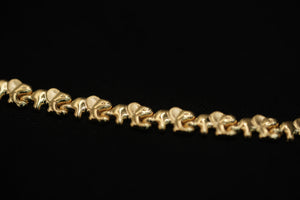 14KT Elephant Bracelet