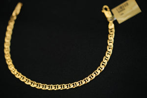 14KT Mariner Diamond Cut Bracelet