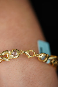 14k Gold Leaves Bracelet