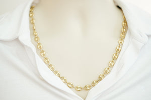 14k Balls with Holes Chain